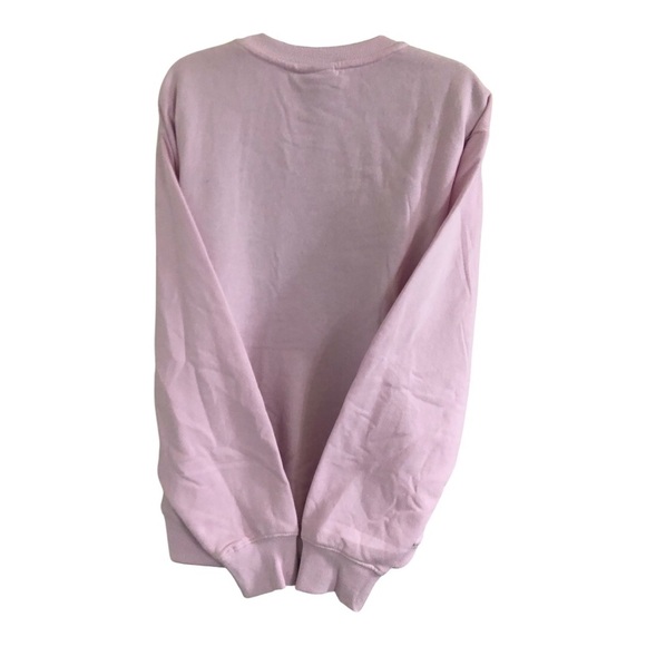 Peanuts Snoopy with oversized blue satin bow pink sweatshirt size large new - Picture 7 of 15